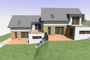 Dvojčka v dveh višinah