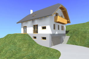 Hiša z dovozom iz strani