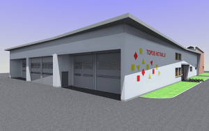 Nova preobleka industrijskega objekta