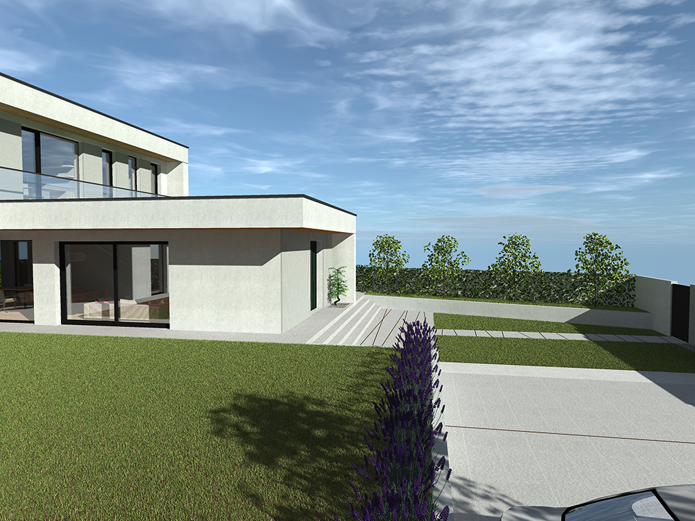 Hiša z ravno streho